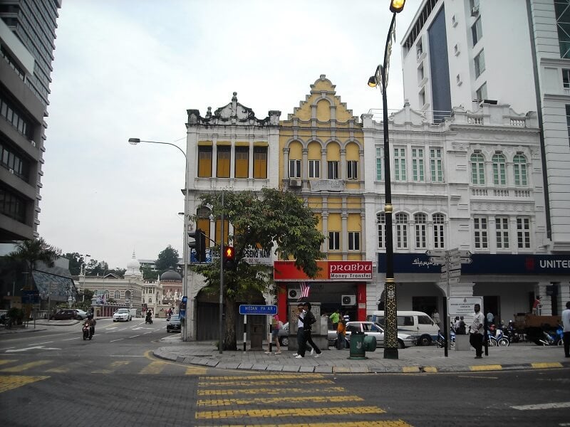 Mặt tiền Shophouse ở Malaysia