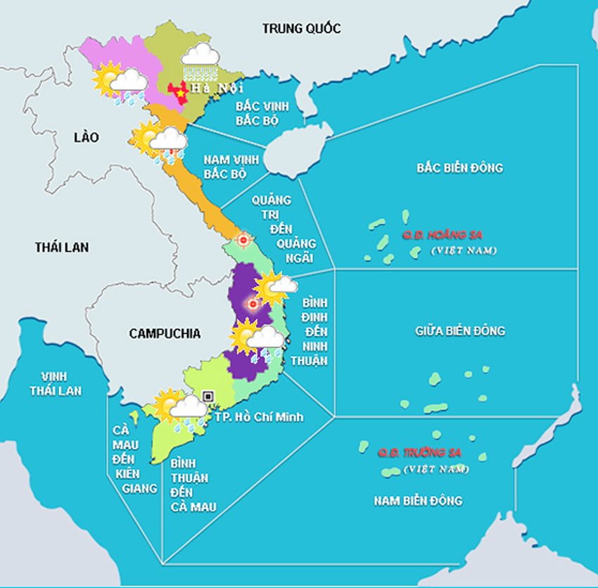 Bản đồ biển Việt Nam