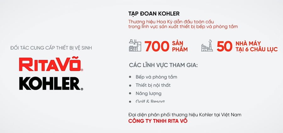 Rita Võ là đại diện phân phối thương hiệu Kohler tại Việt Nam