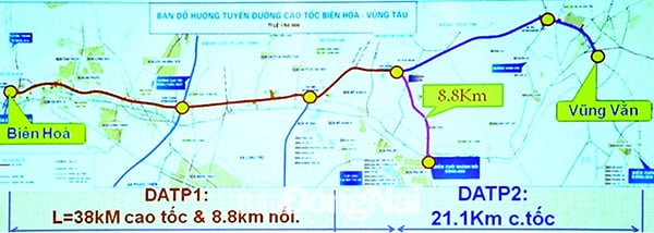 Toàn tuyến cao tốc Biên Hòa Vũng Tàu
