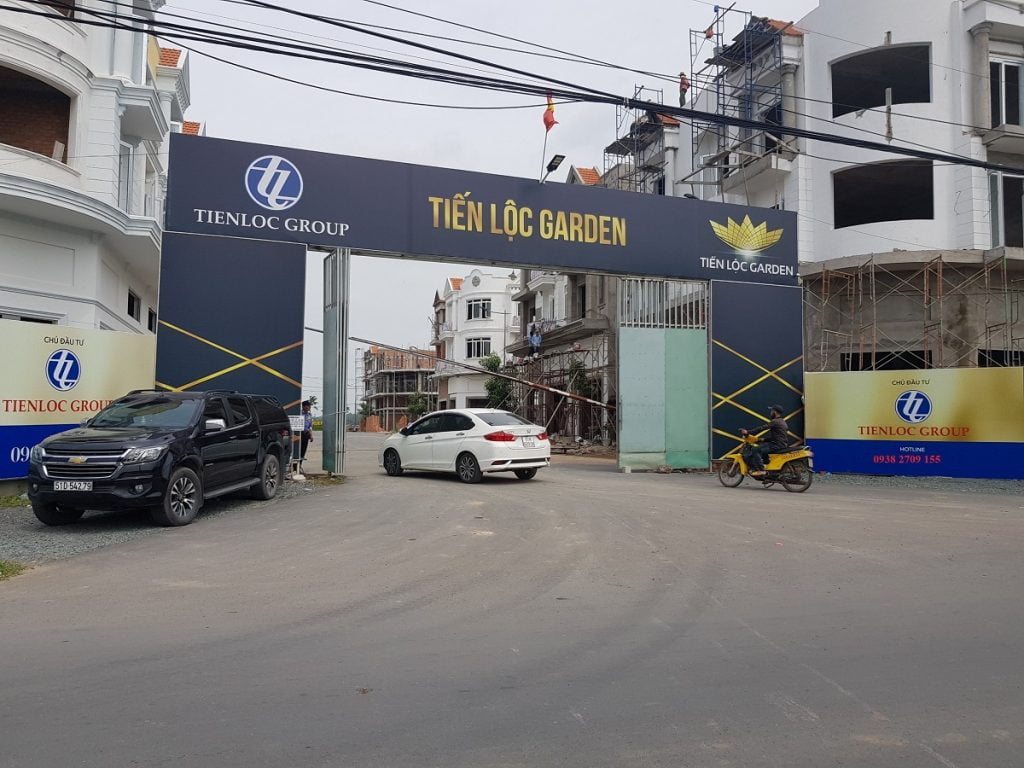 Hình ảnh dãy shophouse mặt tiền đường Nguyễn Văn Ký