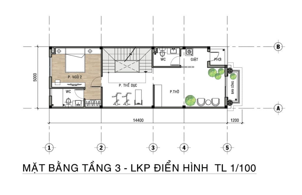 Thiết kế shophouse căn điển hình của Tiến Lộc Đồng Nai