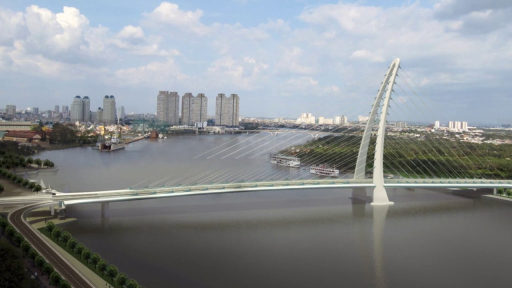 Cầu Thủ Thiêm 2 sẽ kết nối trực tiếp đến dự án