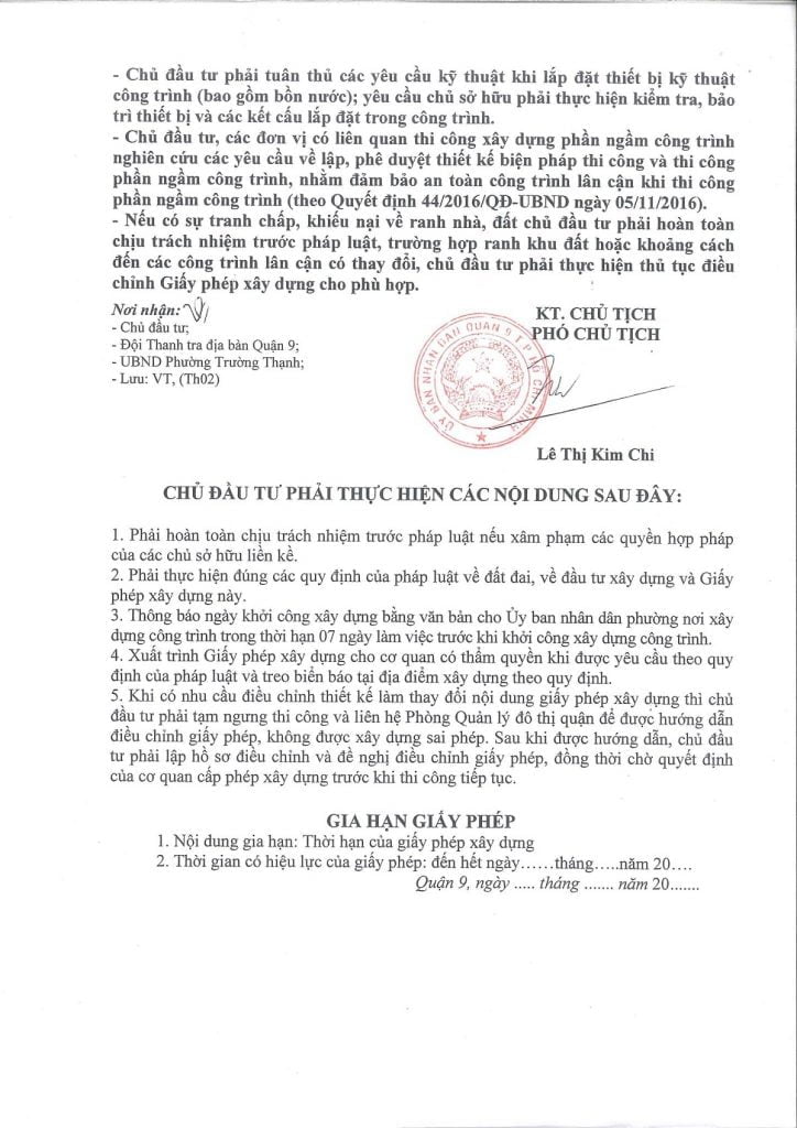 Pháp lý nhà phố 52 Nguyễn Xiển Quận 9