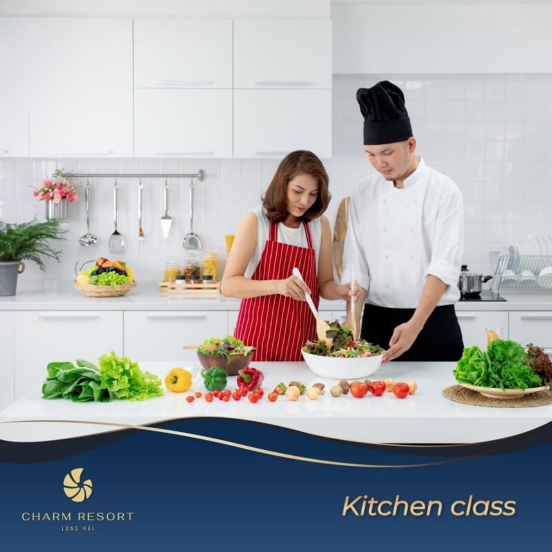 Kitchen class Charm Long Hải Resort