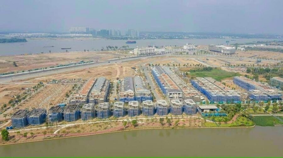Tiến độ xây dựng Aqua City tháng 02/2022