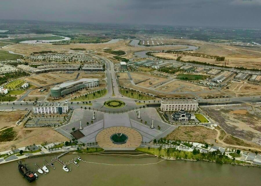 Tiến độ xây dựng Aqua City Đồng Nai tháng 02/2022