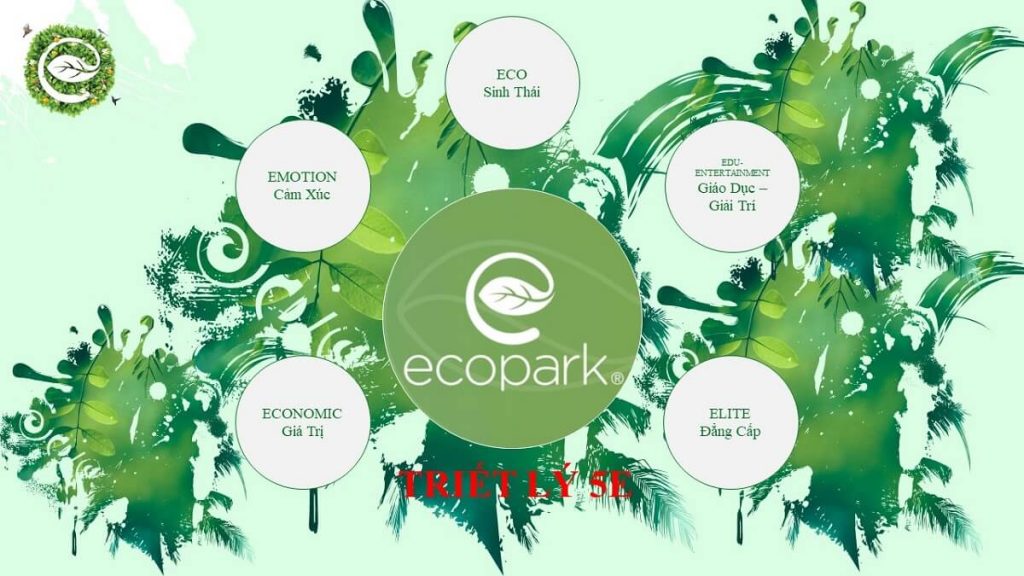 Tiện ích nội khu của dự án Eco Village tuân theo triết lý 5E của Ecopark