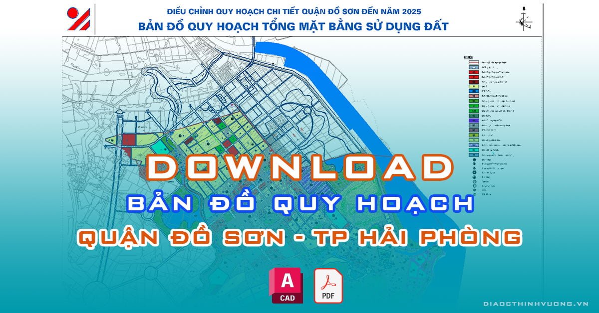 Download bản đồ quy hoạch quận Đồ Sơn, TP Hải Phòng [PDF/CAD] mới nhất