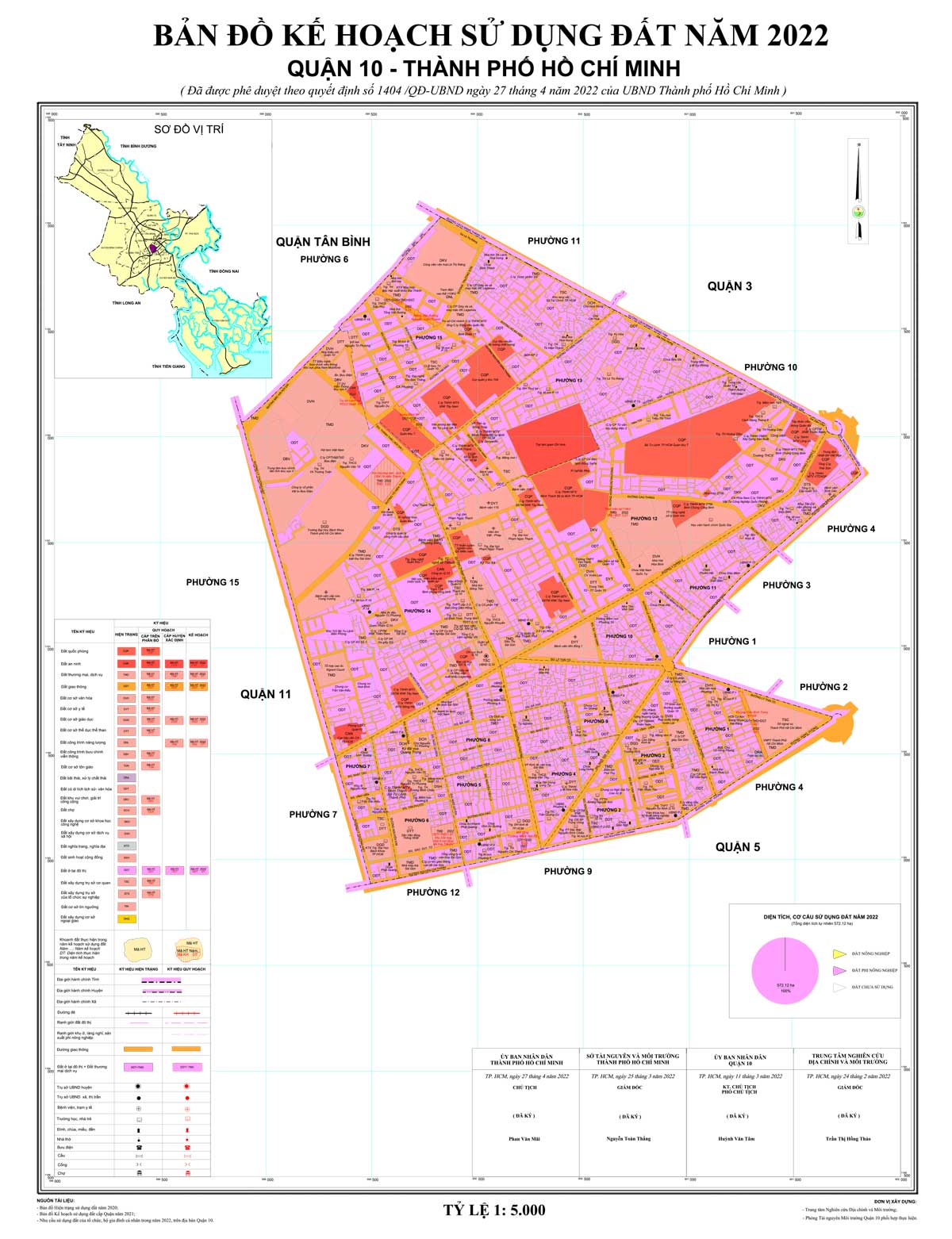 Bản đồ KHSDĐ Quận 10 năm 2022