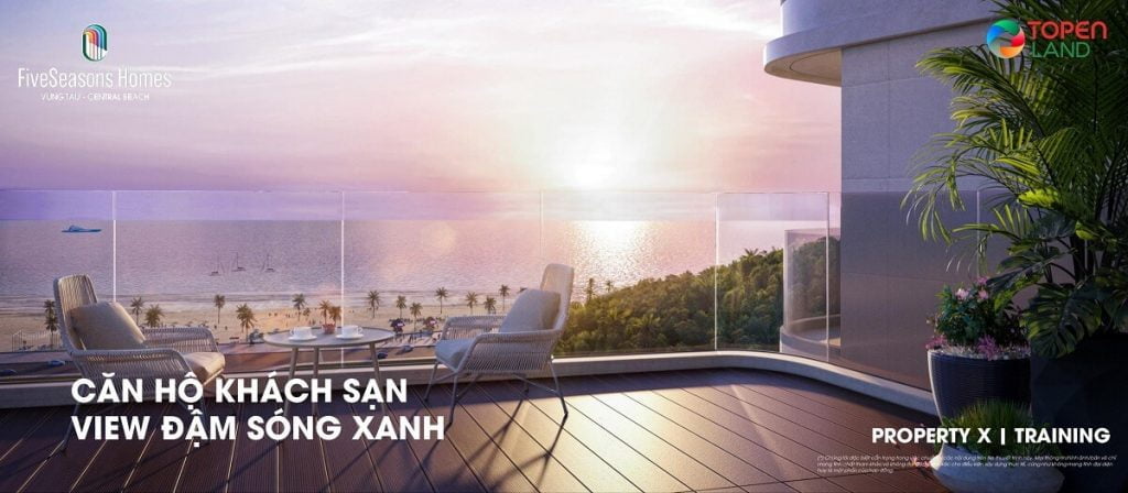 Tầm view biển đẳng cấp của dự án Fiveseasons Homes Hưng Thịnh