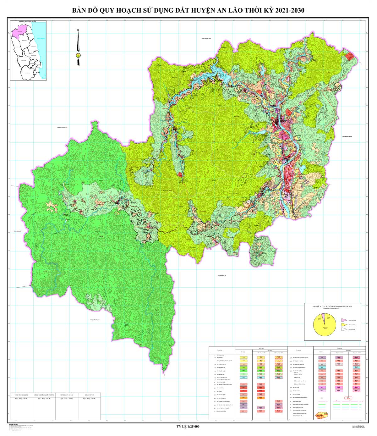 Bản đồ QHSDĐ huyện An Lão đến năm 2030