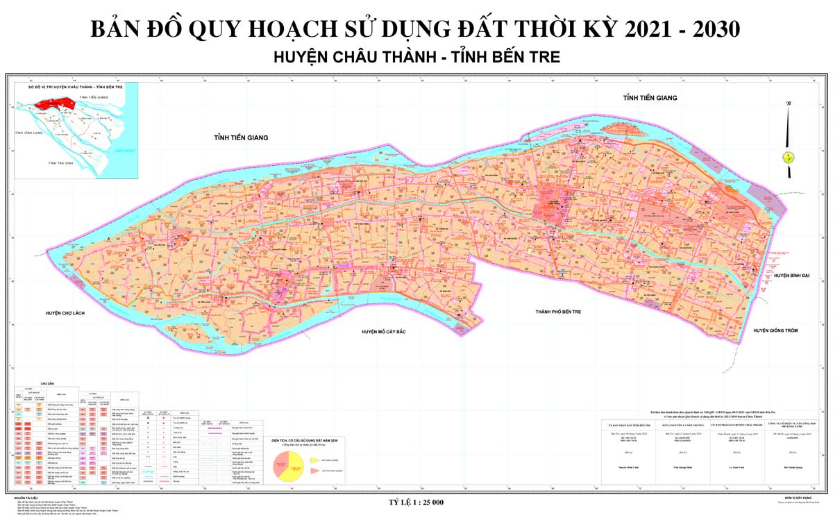 Bản đồ QHSDĐ huyện Châu Thành đến năm 2030