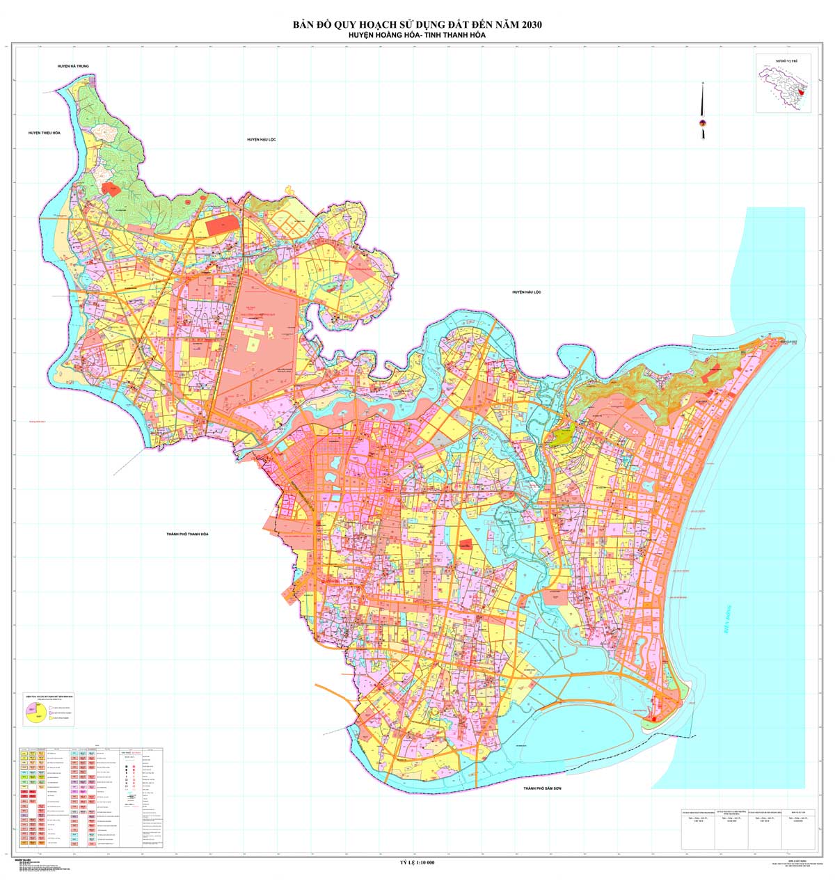Bản đồ QHSDĐ huyện Hoằng Hóa đến năm 2030