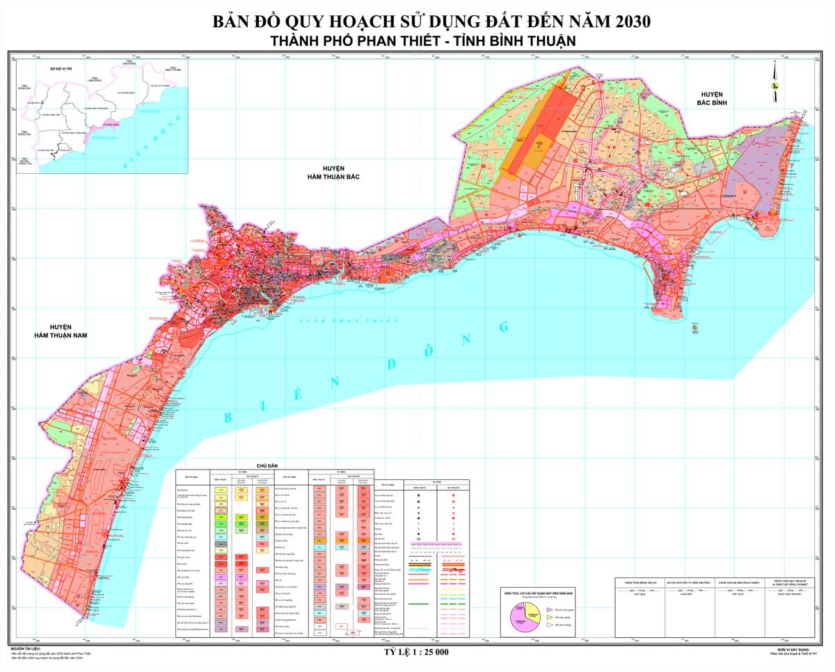 Bản đồ QHSDĐ TP Phan Thiết đến năm 2030 (đã duyệt)