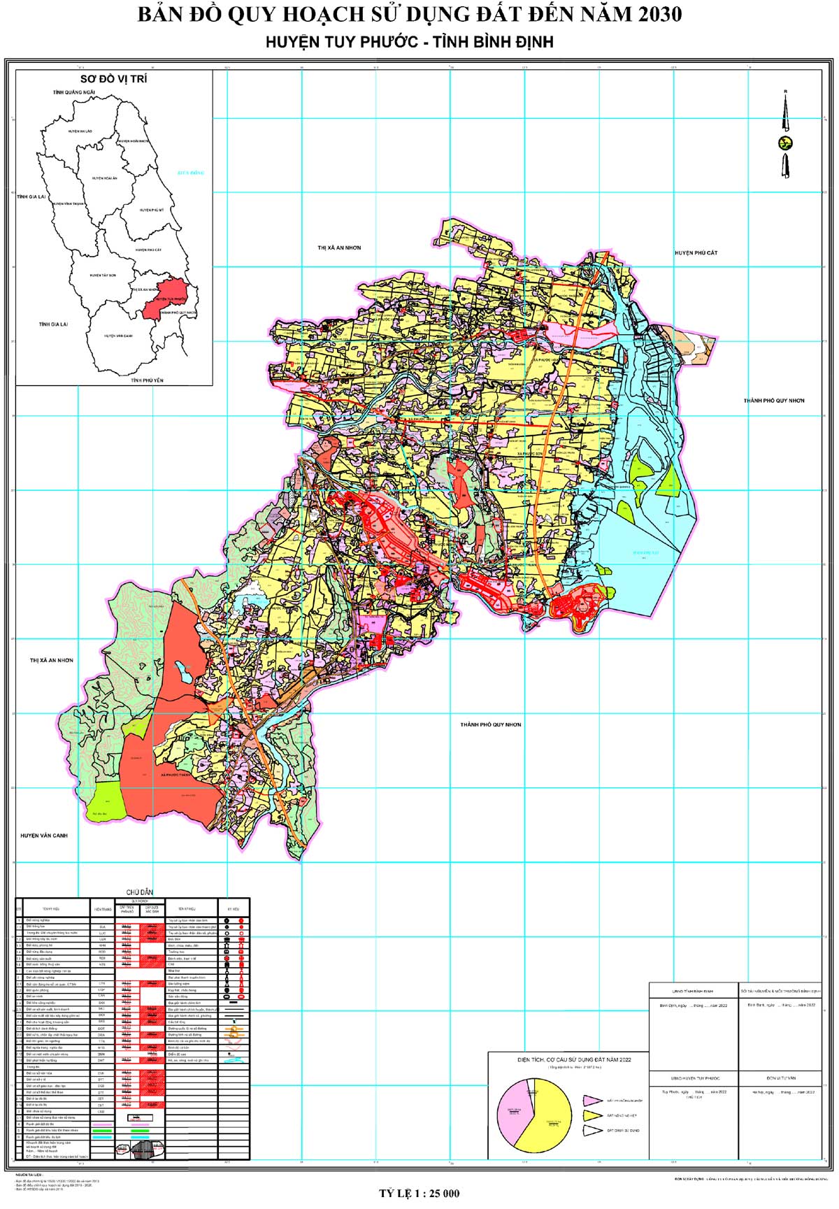 Bản đồ QHSDĐ huyện Tuy Phước đến năm 2030