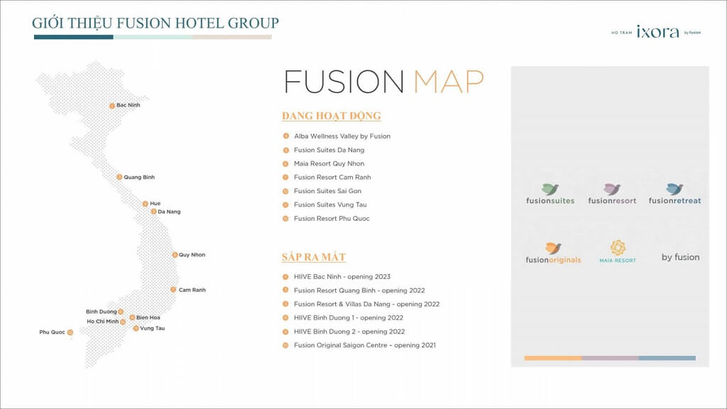 Dự án Fusion Suites Vũng Tàu được quản lý bởi thương hiệu đình đám Fusion Hotel Group