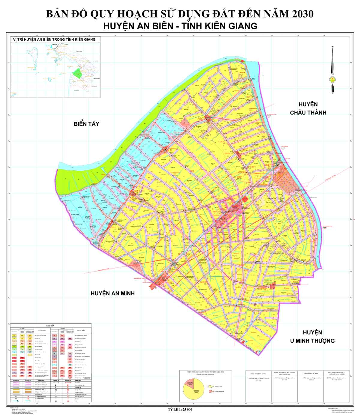 Bản đồ QHSDĐ huyện An Biên đến năm 2030