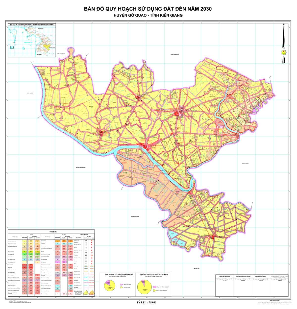 Bản đồ QHSDĐ huyện Gò Quao đến năm 2030