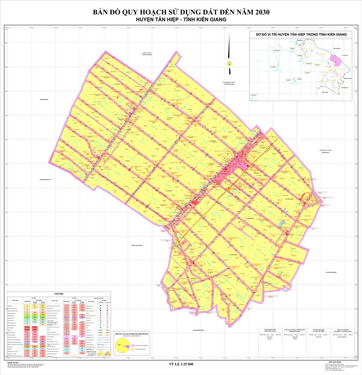 Bản đồ QHSDĐ huyện Tân Hiệp đến năm 2030