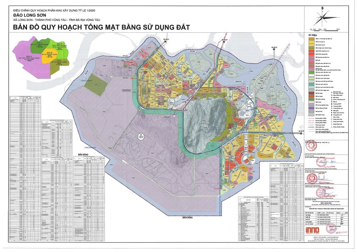 Quy hoạch sử dụng đất Đảo Long Sơn - Vũng Tàu